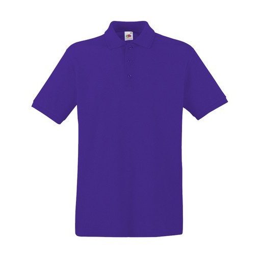 Fruit of the Loom 63218 PREMIUM galléros póló PURPLE S-XXL