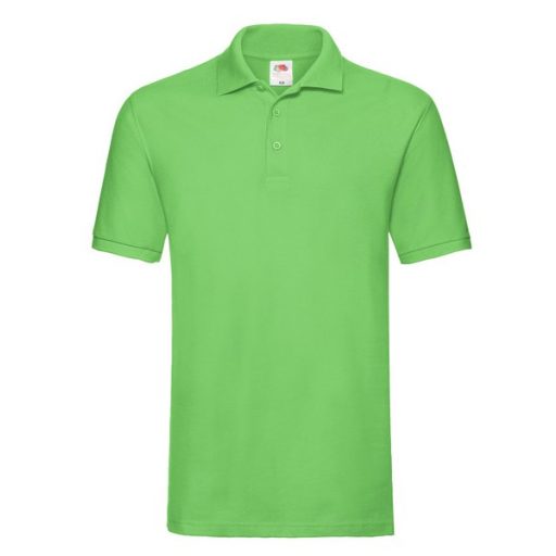 Fruit of the Loom 63218 PREMIUM galléros póló LIME S-XXL