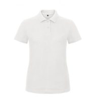 B&C ID.001 női galléros póló FEHÉR XS-XXL méretek