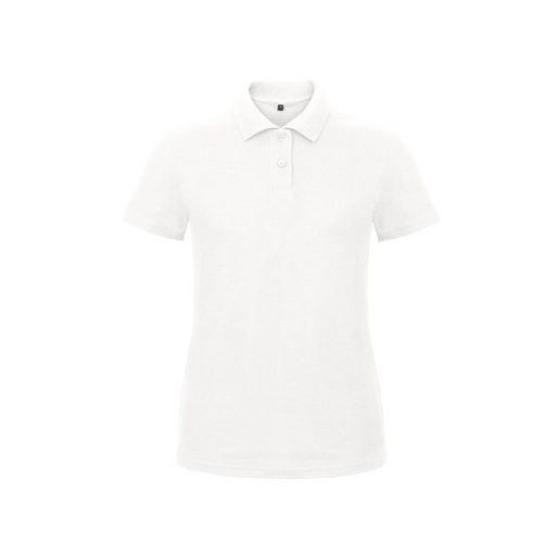 B&C ID.001 női galléros póló FEHÉR XS-XXL méretek