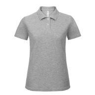   B&C ID.001 női galléros póló HEATHER GREY XS-XXL méretek