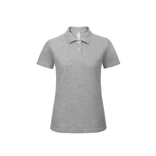 B&C ID.001 női galléros póló HEATHER GREY XS-XXL méretek