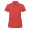 B&C ID.001 női galléros női póló RED XS-XXL méretek