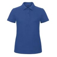   B&C ID.001 női galléros női póló ROYAL BLUE XS-XXL méretek