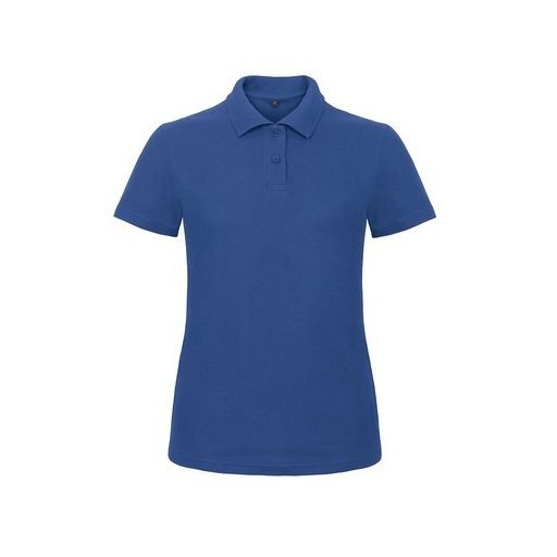 B&C ID.001 női galléros női póló ROYAL BLUE XS-XXL méretek