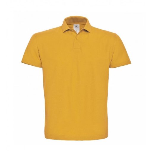 B&C ID.001 galléros póló CHILI GOLD S-XXL méretek