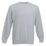   Fruit of the Loom 62202 kereknyakú pulóver HEATHER GREY 3XL, 4XL, 5XL