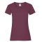 Fruit of the Loom 61372 LADY FIT Valueweight női póló BURGUNDY XS-XXL méretek