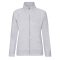 Fruit of the Loom 62116 női cipzáros pulóver HEATHER GREY S-XL