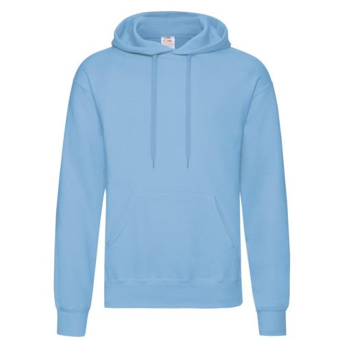 Fruit of the Loom 62208 kapucnis pulóver SKY BLUE S-XXL
