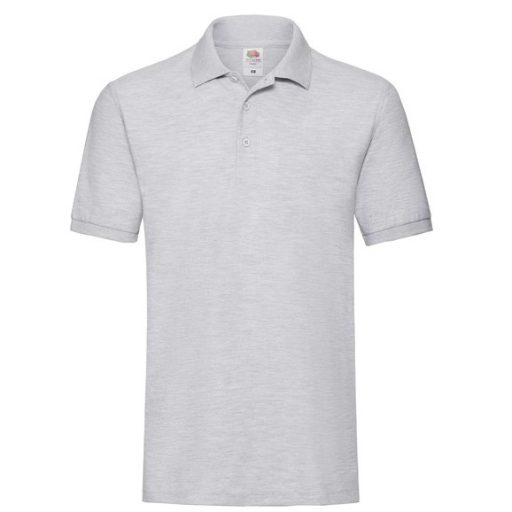 Fruit of the Loom 63218 PREMIUM galléros póló HEATHER GREY 3XL
