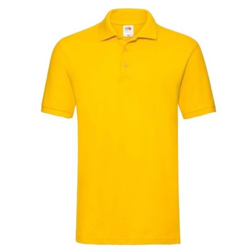 Fruit of the Loom 63218 PREMIUM galléros póló SUNFLOWER 3XL