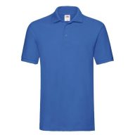   Fruit of the Loom 63218 PREMIUM galléros póló ROYAL BLUE 3XL