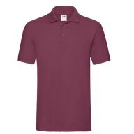   Fruit of the Loom 63218 PREMIUM galléros póló BURGUNDY 3XL