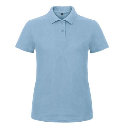 B&C ID.001 női galléros női póló Light Blue S-XXL méretek