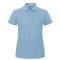 B&C ID.001 női galléros női póló Light Blue S-XXL méretek