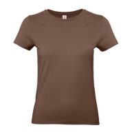 B&C TW04T női póló XS-XL CHOCOLATE