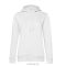 B&C WW34B női Organic INSPIRE kapucnis pulóver XS-XL FEHÉR