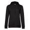 B&C WW34B női Organic INSPIRE kapucnis pulóver XS-XXL FEKETE