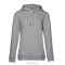 B&C WW34B női Organic INSPIRE kapucnis pulóver XS-XL HEATHER GREY