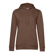 B&C WW34B női Organic INSPIRE kapucnis pulóver XS-XL MOCHA