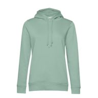 B&C WW34B női Organic INSPIRE kapucnis pulóver XS-XL SAGE