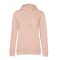 B&C WW34B női Organic INSPIRE kapucnis pulóver XS-XL SOFT ROSE