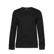 B&C WW01Q női - Queen kereknyakú pulóver S-XL FEKETE