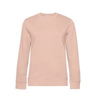 B&C WW01Q női - Queen kereknyakú pulóver S-XL SOFT ROSE