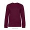 B&C WW01Q női - Queen kereknyakú pulóver S-XL DARK CHERRY