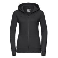   RUSSEL női 0R266F0 Authentic kapucnis, cipzáros pulóver XS-XL Fekete