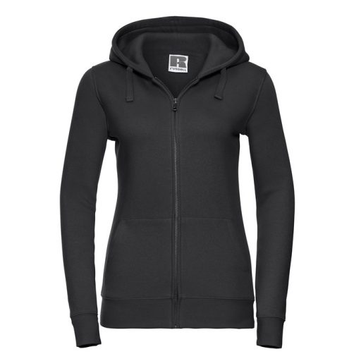 RUSSEL női 0R266F0 Authentic kapucnis, cipzáros pulóver XS-XL Fekete