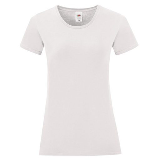Fruit of the Loom 61432 női ICONIC póló 150T XS-XXL méretek FEHÉR