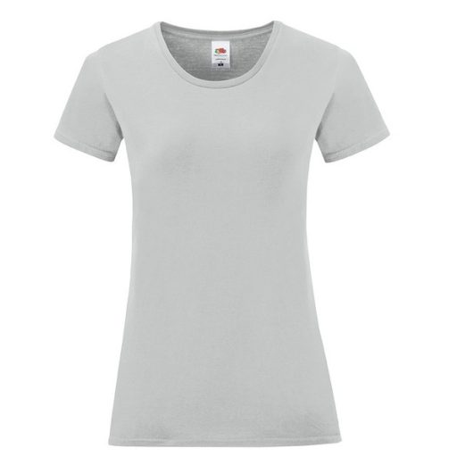 Fruit of the Loom 61432 női ICONIC póló 150T XS-XXL méretek ZINC