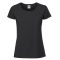 Fruit of the Loom 61424 női ICONIC póló 195T XS-XXL méretek FEKETE