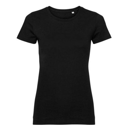 RUSSEL női 0R108F Authentic Eco T póló XS-2XL méretek FEKETE