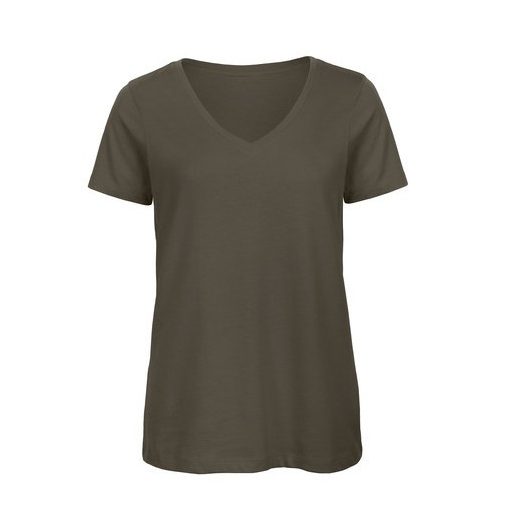 B&C női TW045 Inspire V-nyakú póló XS-XL méretek KEKI