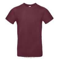 B&C TU03T EXACT 190 póló BURGUNDY 3XL méretek 185 g/m2