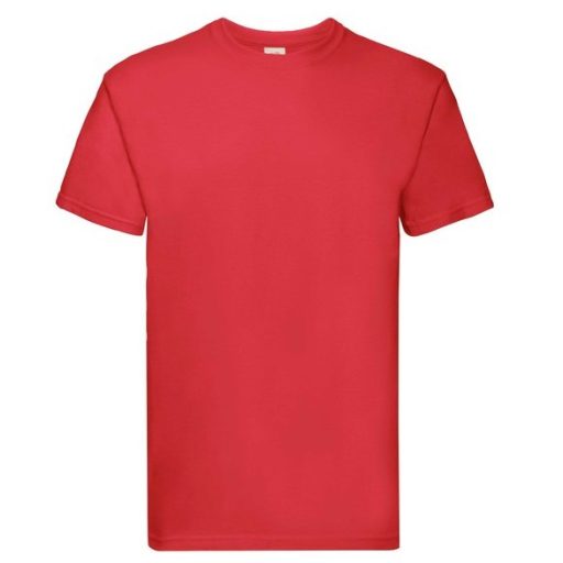 Fruit of the Loom 61044 SUPER PREMIUM T póló RED 3XL méretek 205g/m3