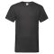 Fruit of the Loom 61066 VALUEWEIGHT V-nyakú póló FEKETE S-XXL 