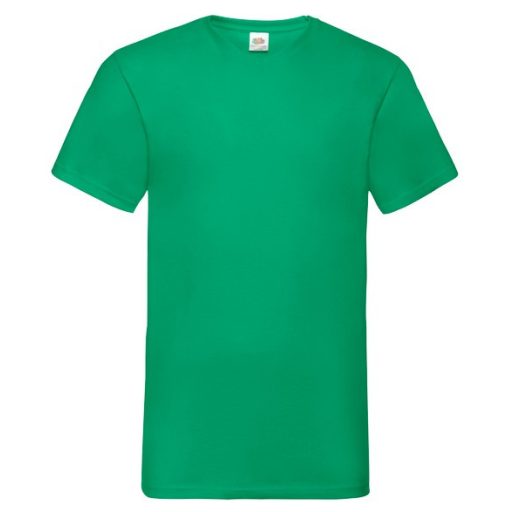 Fruit of the Loom 61066 VALUEWEIGHT V-nyakú póló KELLY GREEN S-XXL 