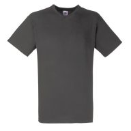   Fruit of the Loom 61066 VALUEWEIGHT V-nyakú póló LIGHT GRAPHITE S-XXL 