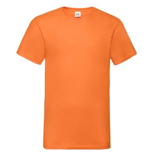 Fruit of the Loom 61066 VALUEWEIGHT V-nyakú póló ORANGE 3XL 