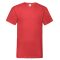 Fruit of the Loom 61066 VALUEWEIGHT V-nyakú póló RED 3XL 