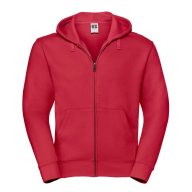   RUSSEL 0R266M Authentic kapucnis, cipzáros pulóver CLASSIC RED 3XL