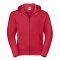 RUSSEL 0R266M Authentic kapucnis, cipzáros pulóver CLASSIC RED 3XL