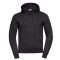 RUSSEL 0R265M Authentic kapucnis pulóver FEKETE 3XL-4XL-5XL