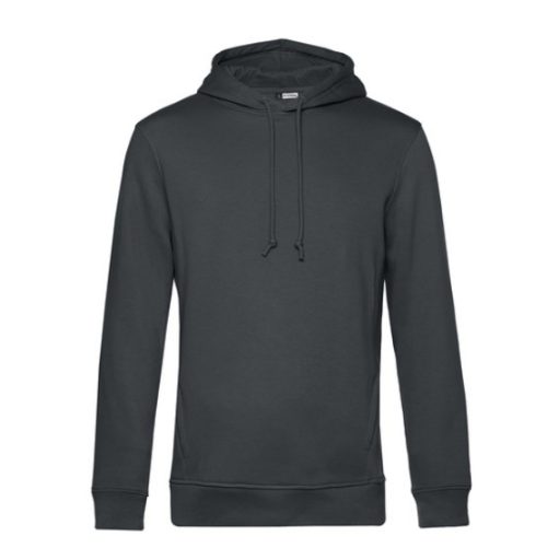 B&C WU33B Organic INSPIRE kapucnis pulóver APSHALT S-XXL