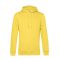 B&C WU33B Organic INSPIRE kapucnis pulóver YELLOW FIZZ S-XXL
