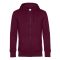 B&C WU03K KING kapucnis, cipzáros pulóver DARK CHERRY S-2XL 